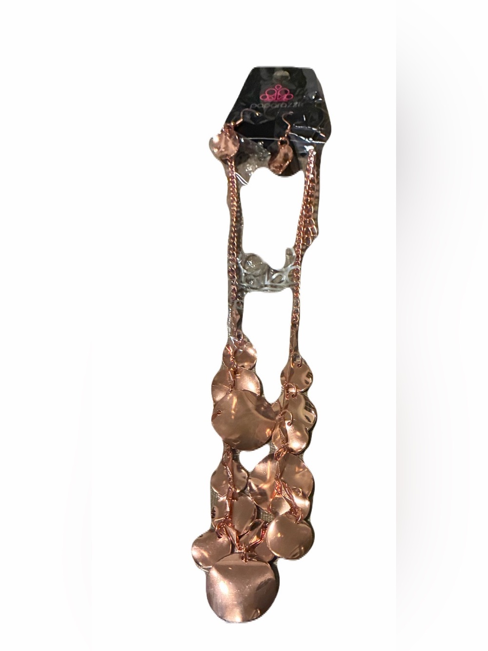 Paparazzi Copper Necklace and Earring Set